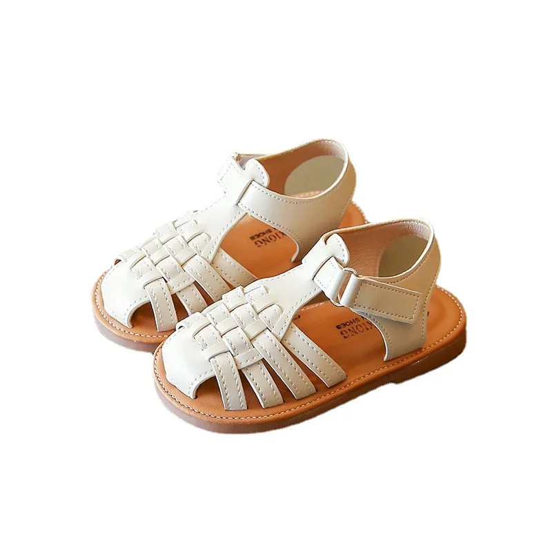 Mädchen Sandalen Sommer Weben Jungen Strand Sandalen Kinder Schuhe Casual 1-8 Jahre