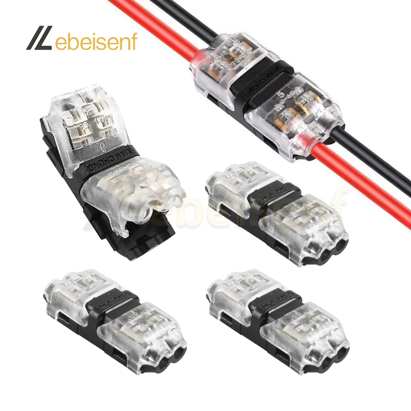 1-10 Teile/los 2 Weg Elektronik Draht Stecker 20-18 AWG 2Pin Linie Schnell Splice Niederspannung Draht verbindung Kabel Splice Terminal Image