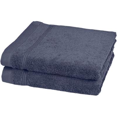 Handtuch ROSS "Rubin", blau (denim), B:50cm L:100cm, Frottier, Baumwolle, Handtücher (Packung), 100% Baumwolle Image