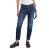 Boyfriend-Jeans MARC O'POLO "aus softem Baumwoll-Stretch", Damen, Gr. 27, Länge 30, cashmere dunkelblau wash, Obermaterial: 92% Baumwolle, 6% Elastomultiester, 2% Elasthan, unifarben, casual, lässig geschnitten normal, Jeans