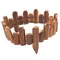 120cm Long Wood Fence Garden Decorative Border Fencing Trellis Steel Lawn Edging Wood Garden Fence