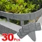 30pcs Plastic Garden Edging Border, Imitation Stone Fence Panels, Patio Outdoor Barrier