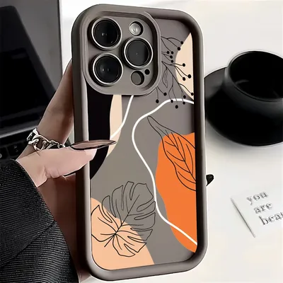 Case For iPhone 15 Cases iPhone 14 Pro Max Case Premium Feeling Leaf Case For iPhone 13 12 11 XS X