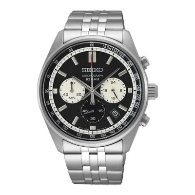 Seiko - Herrenuhr Seiko silber - edelstahl Herrenuhren 1 ct