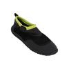 Badeschuh ARENA "ARENA WATERSHOES", Gr. 43, grau (schwarz_grau, li), Obermaterial: 60% Polyester, 38% Gummi, 2% Nylon, sportlich, Schuhe