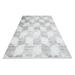 Gray 60 x 32 x 0.4 in Area Rug - Hokku Designs Rectangle Sahlberg Area Rug w/ Non-Slip Backing Metal | 60 H x 32 W x 0.4 D in | Wayfair