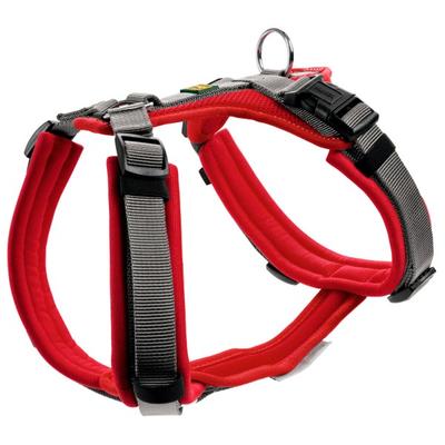 Hunter - Maldon Up - Hundegeschirr Gr M rot/grau