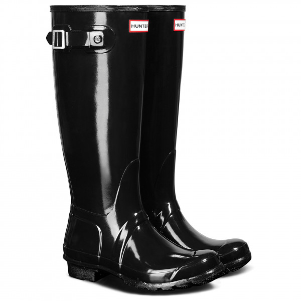 Hunter Boots - Women's Original Tall Gloss - Gummistiefel 42 | EU 42 schwarz