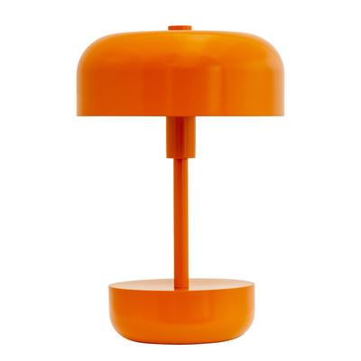 Wiederaufladbare LED-Tischleuchte Metall h 25,7 cm d 17 cm, orange