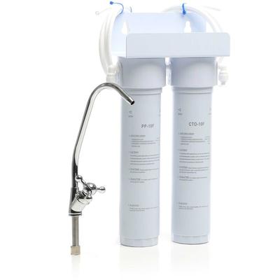 Naturewater - NW-2-PPCTO 2 Stufen Untertisch Wasserfilter, 5 µ, Sedimentfilter und Aktivkohle Block Image