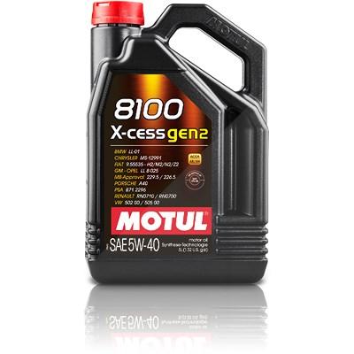 Motul 5 L 8100 x-cess Gen2 5W-40 [Hersteller-Nr. 112351] Image