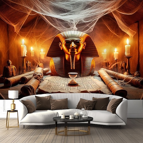 ägyptische Pyramide Pharao Wandteppich Wand Kunst große Wandteppich Wandbild Dekor Fotografie Hintergrund Decke Vorhang Haus Schlafzimmer Wohnzimmer Dekoration Gott Göttin Image