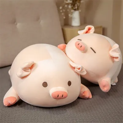Kawaii Pig Plush Toy Soft Plush Fill Pink Pig Pillow Room Sofa Decoration Cushion Birthday Gift