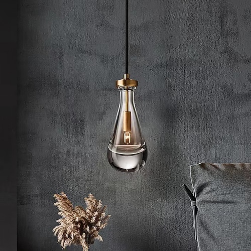 LED-Pendelleuchten im Galss-Design, 30,5 cm (12 Zoll) Kücheninselbeleuchtung, modernes Bauernhaus, Foyer, Eingangsbereich, Leuchten, Decke, hängender Globus über dem Tisch, Kabel verstellbar, 1 Image