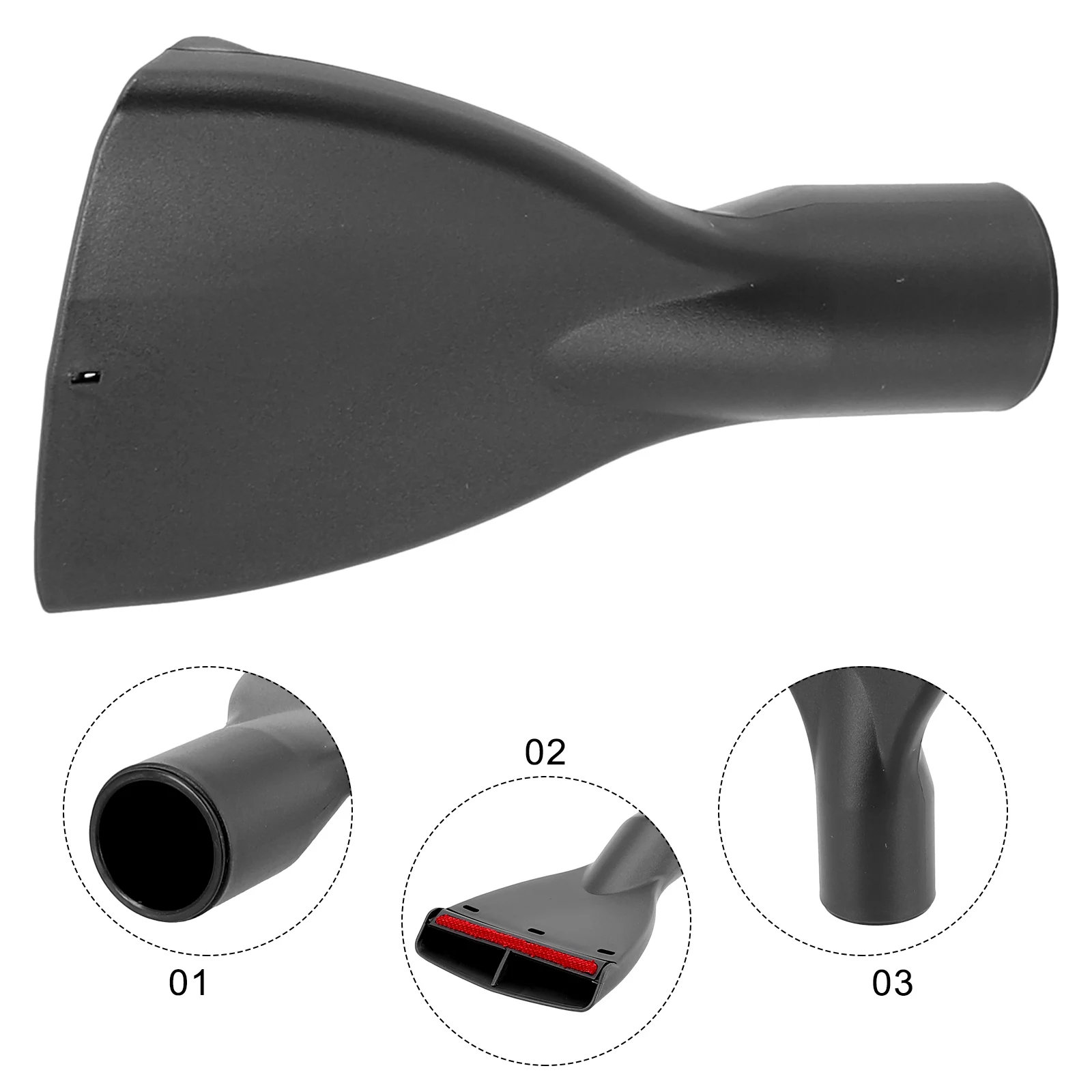 1 Stück Innen durchmesser 35mm Spalt düse Flach mund Sofa Staubsauger große Flach bürsten düse austauschbares Staubsauger teil