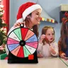 Preise Spin Wheel abnehmbares Glücksrad rutsch festes Glücksrad Spinner mit Ständer 12 Schlitze