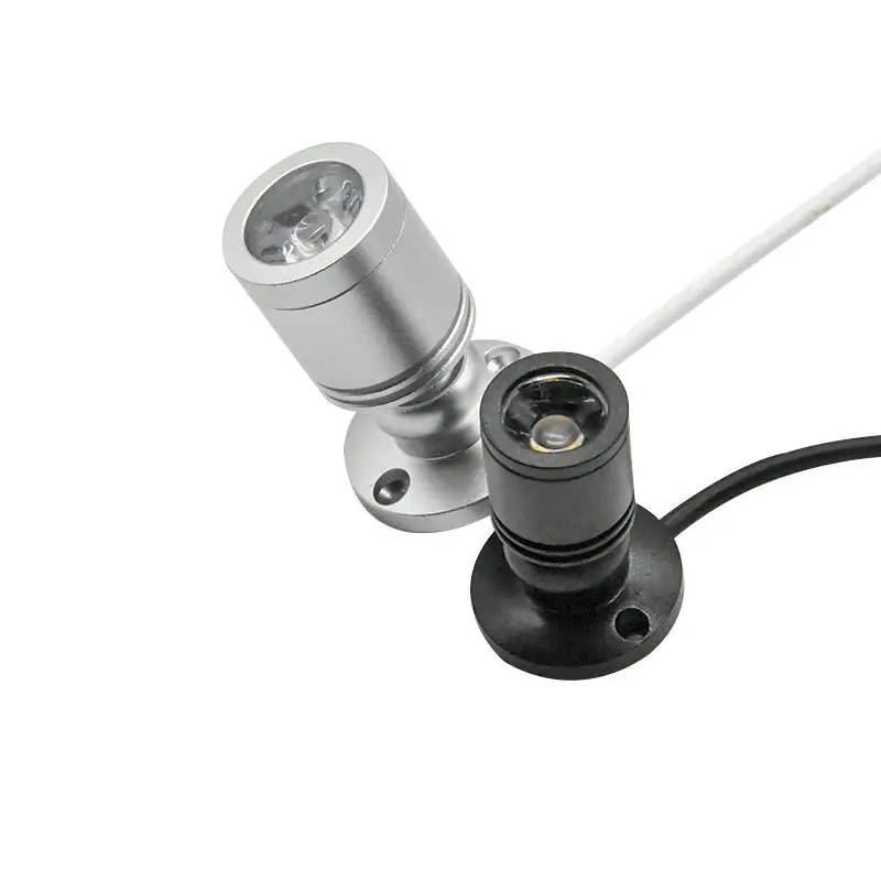 5V LED Strahler 1W/3W Schmuck Beleuchtung Dekoration Innen Atmosphäre Farbe Nachtlicht Zähler Display Focos unten Licht Mit USB