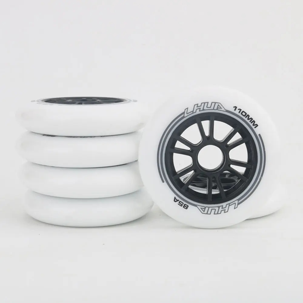 90 110mm Inline-Skates Räder 85a Racing Pu Wheel Training spezielle hochela tische Skating Sport zubehör amb291 Image