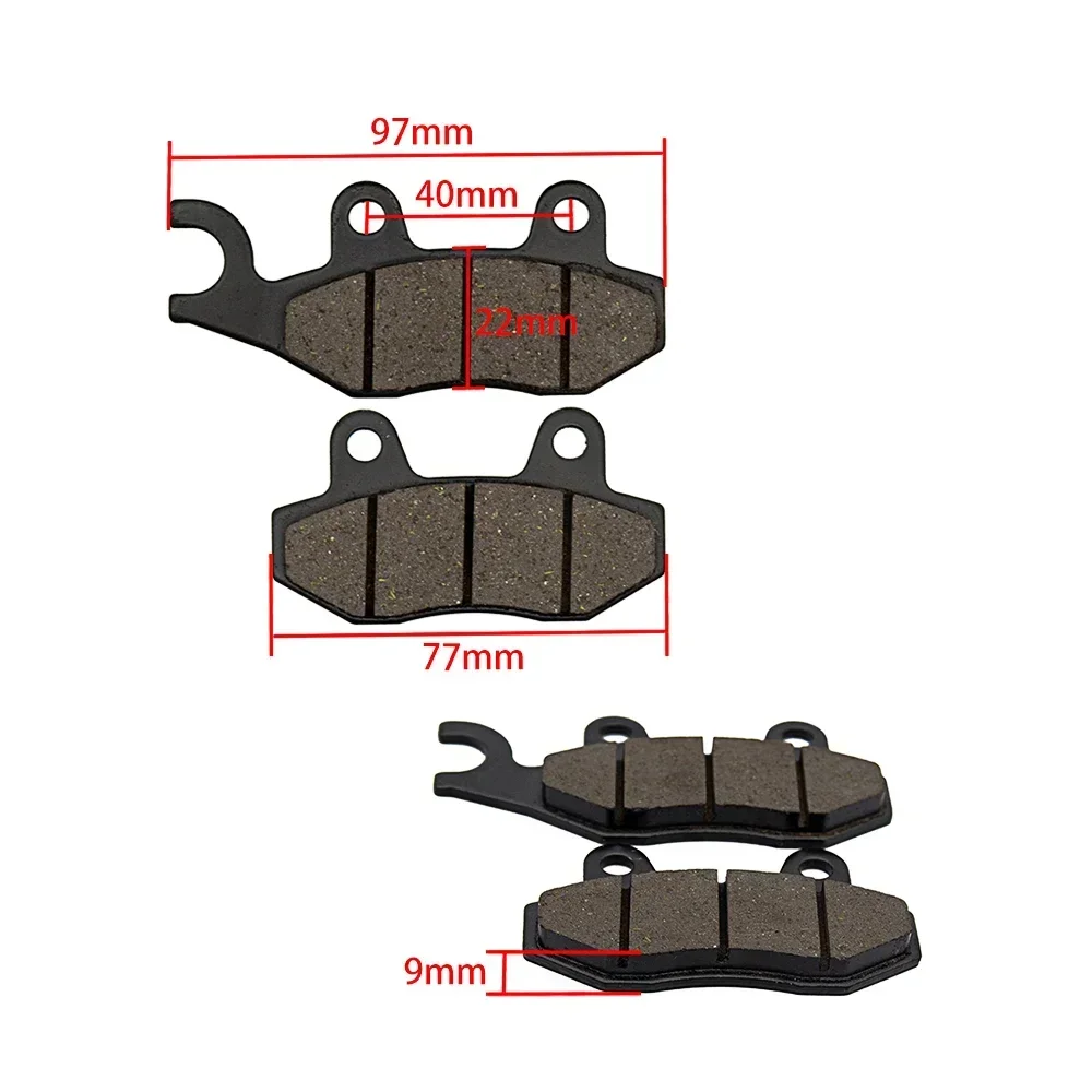 Motorrad teile vordere hintere Bremsbeläge Kit für yamaha ttr250 ttr 250 l m n p r s t v yz250 yz 250 wra a b d e f g h j