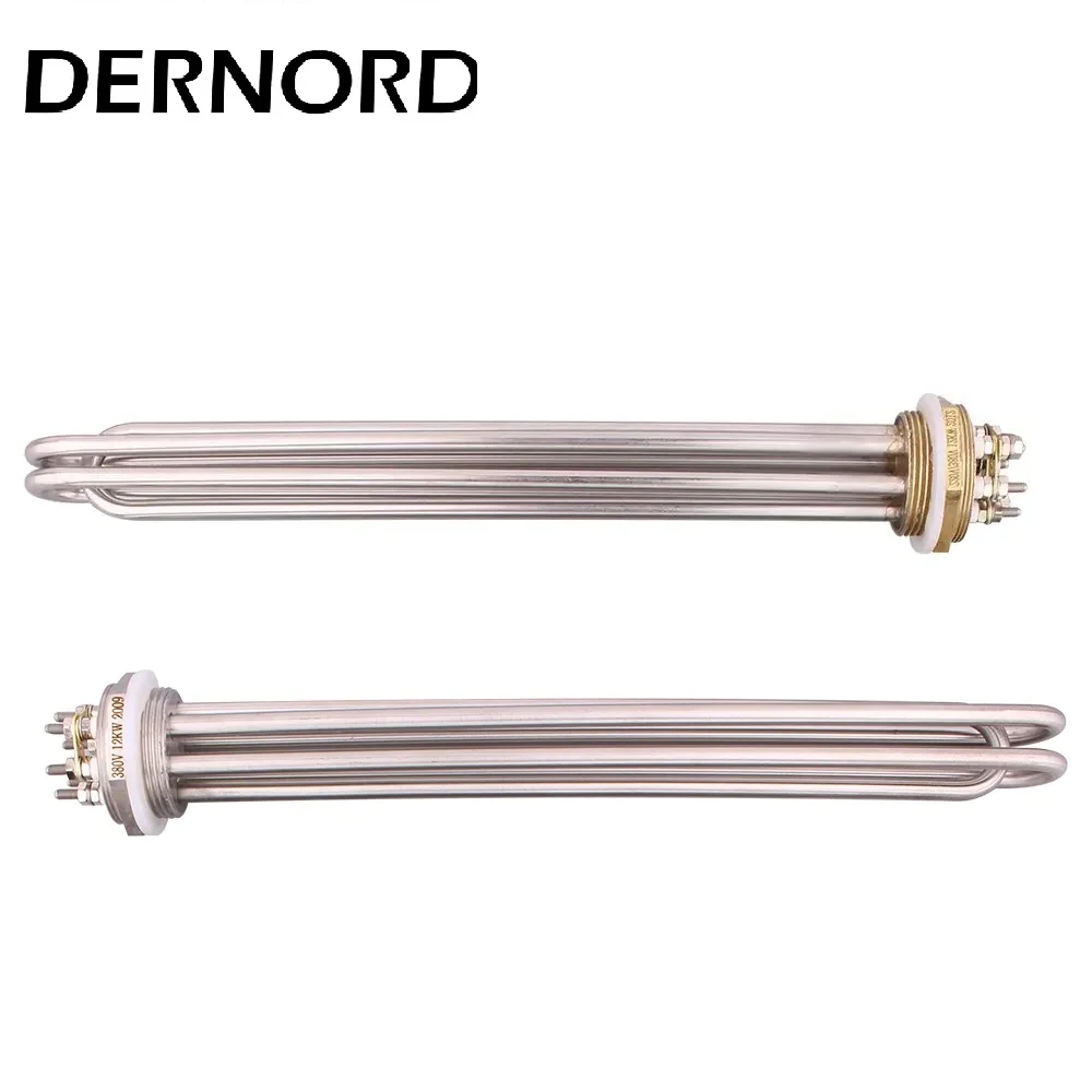 Dernord 1,5 Zoll Gewinde heizelement für Wasser 3kW/4,5 kW/6kW/9kW/12kW dn40 Tauch rohr heizung 220V/380V.