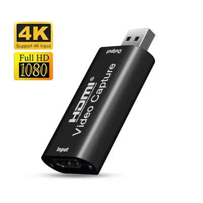 USB 2,0 Video Capture Karte 4K HDMI-kompatibel Video Grabber Live Streaming Box Aufnahme für PS4 Image