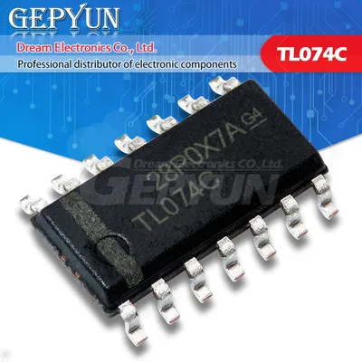 10pcs tl074cdt sop14 tl074 sop tl074c smd 074c tl074cdr sop-14 neu und ic Image
