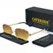Raute Retro Punk Sonnenbrille Herren Marke Designer rahmenlose Farbverlauf Sonnenbrille Frauen Sonnenbrillen Geschäfts reise Brillen uv400