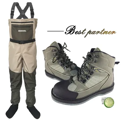Fly Fishing Waders Felt Sole Reef Rock Fishing Shoes Waterproof Wading Clothes Upsteam Hunting Boots Chest Waders Overalls