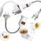 E27 Base de lampe courbure Flexible prise de lumière de Test Mobile adaptateur de lumière interrupteur ue US UK prise support de lampe pour lampe de Table LED