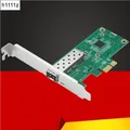 Per scheda di rete Intel PCI Express x1 a SFP Fiber NIC 1000Mbps Gigabit Ethernet Scheda Lan per chip Intel I210 per server desktop