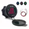 3A DC 12V Auto Moto Voltmetro Voltmetro Digitale Amperometro Monitoraggio Per Auto Barca Marine Moto