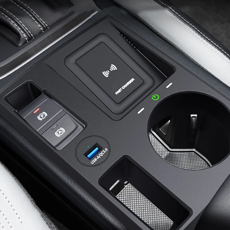 Caricatore wireless per auto Audi Q3 2019 2020 2021 2022, caricatore rapido per cellulare da 15W, base di ricarica, supporto per ricarica.