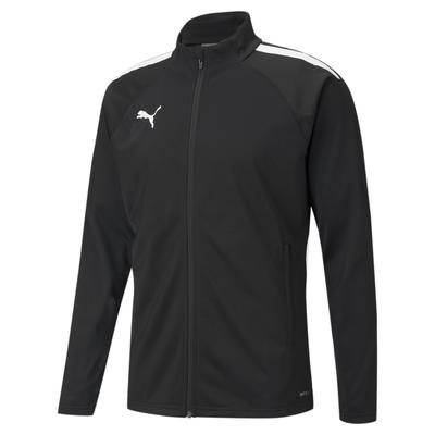 Trainingsjacke PUMA "TEAMLIGA TRAINING JACKET", Herren, Gr. XXL, schwarz-weiß (puma schwarz, puma weiß), Trikot, Obermaterial: 100% Polyester, unifarben, sportlich, regular fit normal, Langarm, Jacken Image
