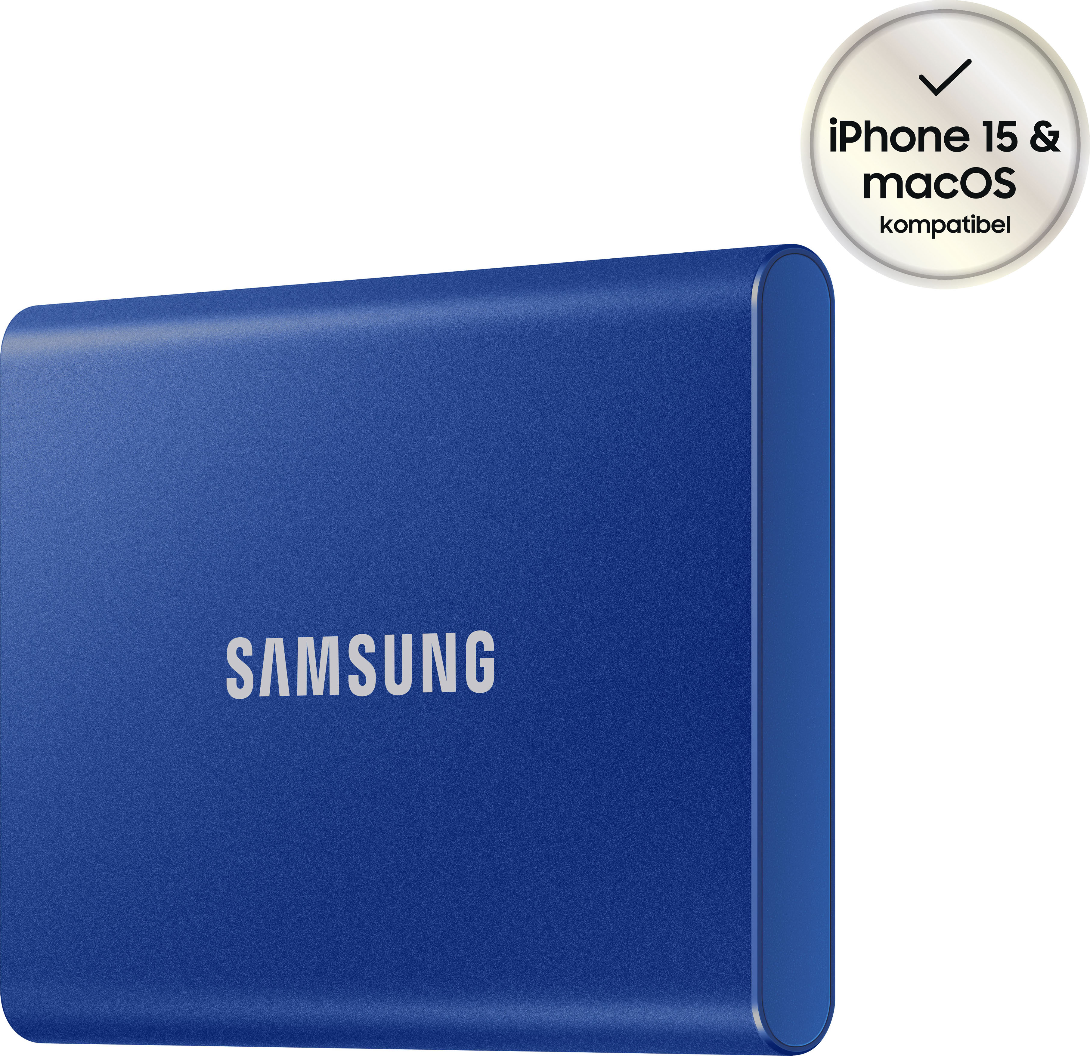 SAMSUNG externe SSD "Portable SSD T7", blau (indigo blau), 1 TB, Schreibgeschwindigkeitmaximal 1000 MB/s Lesegeschwindigkeitmaximal 1050 MB/s, Festplatten Image