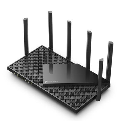 TP-LINK WLAN-Router "Archer AXE75 AX5400 Tri-Band Wi-Fi 6E" Router schwarz