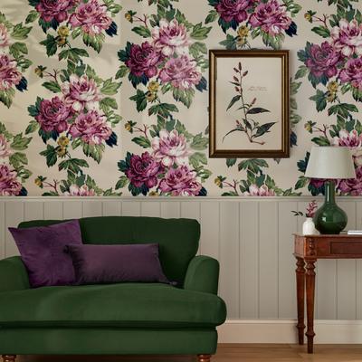 Vliestapete JOULES "Invite Floral", beige, B:0,52m L:10m, Vlies, Tapeten, Design Tapeten Image