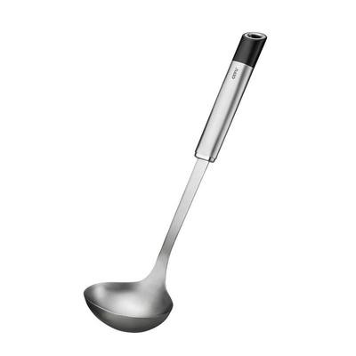 Schöpflöffel GEFU "PRIMELINE", silber, B:6,8cm, Edelstahl 18/10, Kunststoff, Kochlöffel, ergonomisch Image