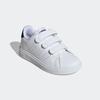 Klettschuh ADIDAS SPORTSWEAR "ADVANTAGE BASE 2.0 KIDS", Kinder, Gr. 29, schwarz-weiß (cloud weiß, cloud weiß, core schwarz), Synthetik, sportlich, Schuhe, Design auf den Spuren des adidas Stan Smith