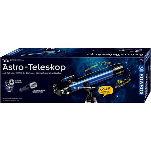 "Teleskop KOSMOS ""Astro-Teleskop"" Teleskope blau Kinder Ferngläser mit Aluminiumstativ"