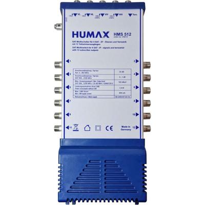 HUMAX Schalter "HMS 512", blau, B:13cm H:5,5cm L:27,5cm, Schalter, Multischalter