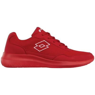 Sneaker LOTTO, Gr. 48, rot (rot, weiß), Synthetik, Kunstfaser, unifarben, sportlich, Schuhe, - besonders leicht & bequem Image