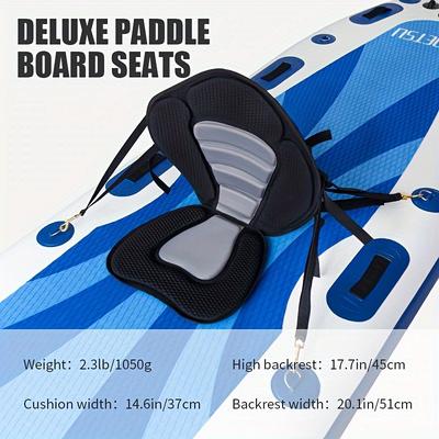 Canoe Seat, Portable Kayak Seat, Paddle Board Water Board High Back Seat Accessories, Oxford Sponge Seat Cushion