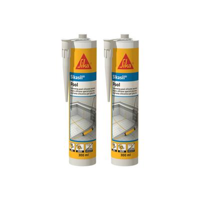 Sika - 2er Set sil Pool Silikon Versiegelung - Transparent - 300ml Image
