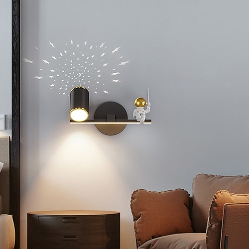 led wandleuchte schlafzimmer nachttischlampe nordisch einfach wohnzimmer hintergrundwand modern korridor balkon studie kreatives licht luxus wandleuchte Image