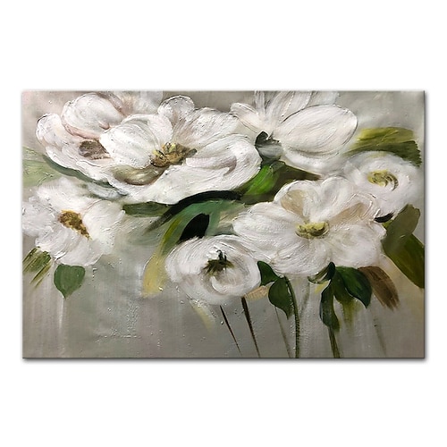 mintura handgemachte dicke textur blumen ölgemälde auf leinwand wandkunst dekoration modernes abstraktes bild für wohnkultur gerolltes rahmenloses ungedehntes gemälde Image