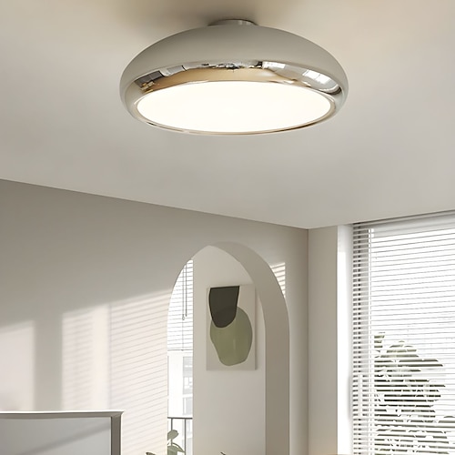 LED-Deckenleuchten 40/50 cm Licht warme Lichtfarbe 3 Lichtfarben Bauhaus Metall Esszimmer Schlafzimmer Deckenleuchten 110-240V Image
