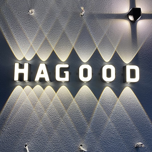 led wandleuchte außen a-z buchstabe ip65 wasserdicht auf- und abwärts licht moderne minimalistische wandleuchten für geschäft gang treppe hoftor super hell weiß Image