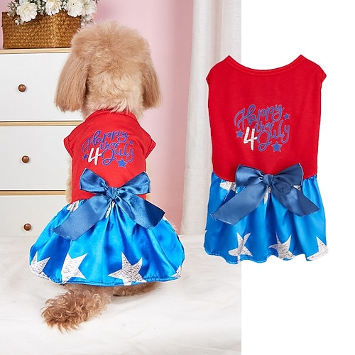 Hund Katze Hemd / T-Shirt Kleid Niedlich Lässig Winter Atmungsaktiv Weich Waschbar Bequem Outdoor Alltagstauglich Hundebekleidung for Bichon Frise Zwergspitz Baby Haustier Papillon Klein Image