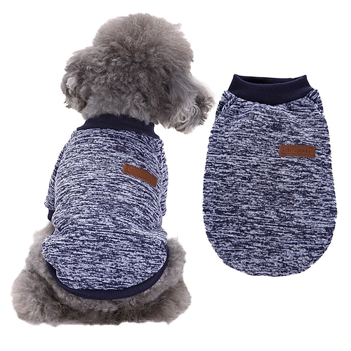 Hunde Katzen Pullover Kuschelig Brautkleider schlicht Winter Atmungsaktiv Weich Waschbar Komfortabel Outdoor Casual Hundebekleidung for Bichon Frise Spitz kleines Haustier Schmetterling Small Image