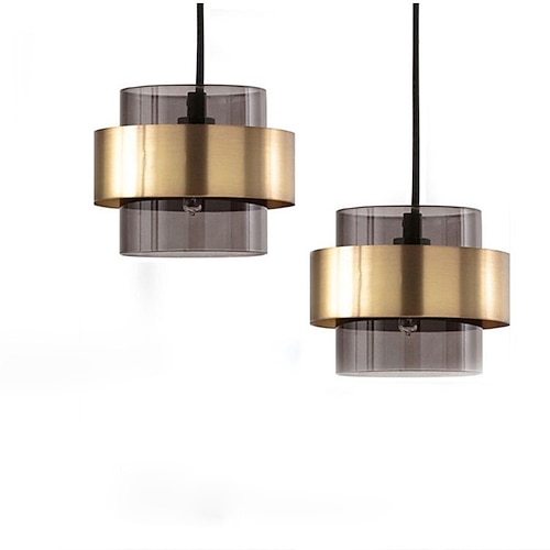 18 cm LED-Pendelleuchte einzelnes Design Metall im modernen Stil Zylinder lackierte Oberflächen im modernen nordischen Stil 220-240 V Image